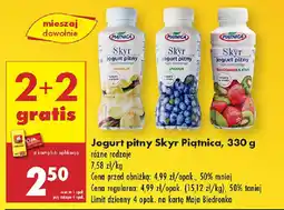 Biedronka Jogurt pitny Skyr Piątnica oferta