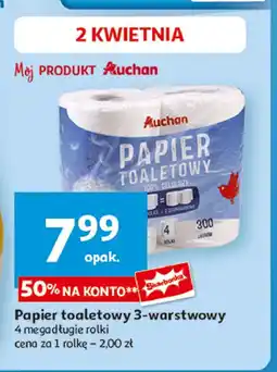 Auchan Papier toaletowy Auchan oferta