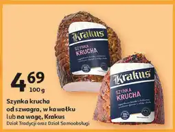 Auchan Szynka krucha Krakus Animex oferta