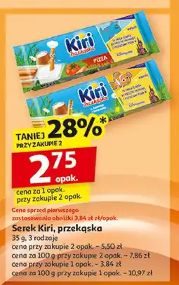 Auchan Przekąska: serek+paluszki Kiri oferta