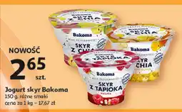 Auchan Jogurt z chia ananas - guawa Bakoma Skyr oferta