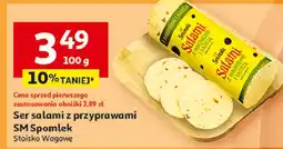 Auchan Ser z pomidorami i bazylią Serenada Salami oferta