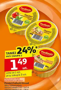 Auchan Pasztet kremowy Drosed Podlaski oferta