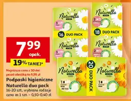 Auchan Podpaski higieniczne normal plus Naturella Ultra oferta