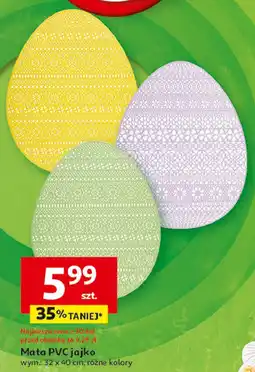 Auchan Mata pcv jajko 32 x 40 cm oferta