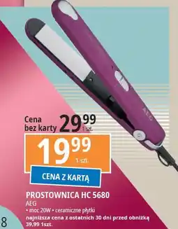 E.Leclerc Prostownica hc 5680 fioletowy Aeg oferta