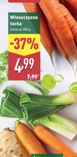 ALDI Włoszczyzna tacka oferta