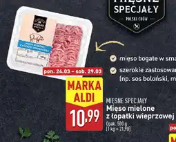 ALDI Mięso mielone z łopatki wieprzowej oferta