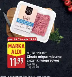 ALDI Chude mięso mielone z szynki wieprzowej oferta