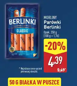 ALDI Parówki Berlinki oferta