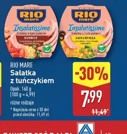 ALDI Sałatka z tuńczykiem Rio Mare oferta