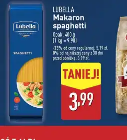 ALDI Makaron Lubella spaghetti oferta