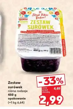 Kaufland Zestaw surówek K-Stąd Takie Dobre oferta