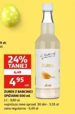 Auchan Żurek z babcinej spiżarni oferta