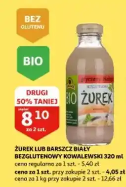 Auchan Żurek lub barszcz biały bezglutenowy kowalewski oferta