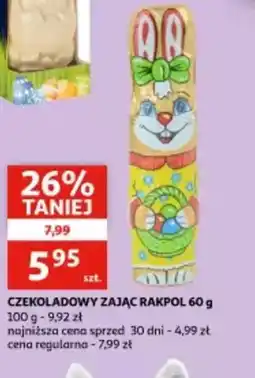 Auchan Czekoladowy zając rakpol oferta