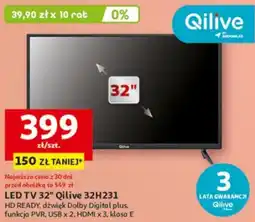 Auchan Led tv 32" qilive 32h231 oferta