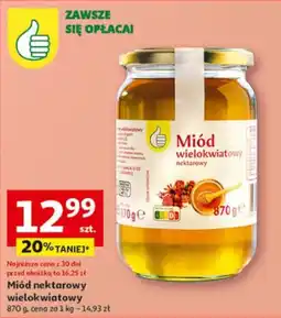 Auchan Miód nektarowy wielokwiatowy oferta