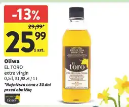 Intermarche Oliwa z oliwek extra virgin El Toro oferta