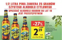 Intermarche Piwo Tatra Jasne Pełne oferta