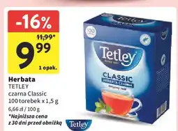 Intermarche Herbata czarna Tetley Classic oferta