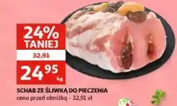 Auchan Schab ze śliwką do pieczenia oferta