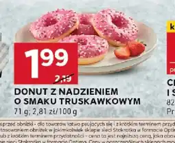 Stokrotka Donut z nadzieniem o smaku truskawkowym oferta