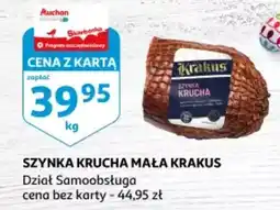 Auchan Szynka krucha mała krakus oferta