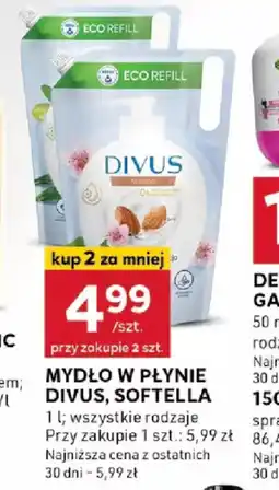 Stokrotka Mydło w płynie Divus, Softella oferta