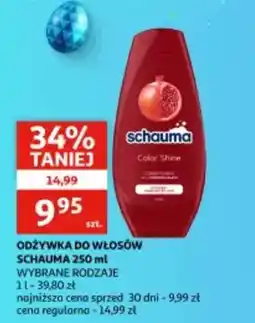 Auchan Odżywka do włosów schauma oferta