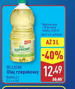 ALDI Olej rzepakowy Bellasan oferta