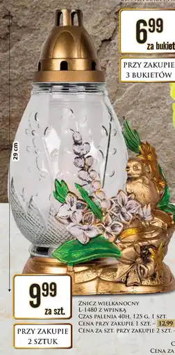 Dino Znicz wielkanocny l-1480 z wpinką oferta
