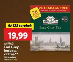Herbata ekspresowa z zawieszką Ahmad Tea London Earl Grey