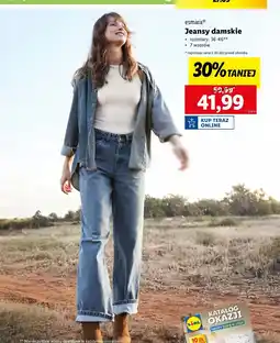 Lidl Jeansy damskie rozm. 36-46 Esmara oferta