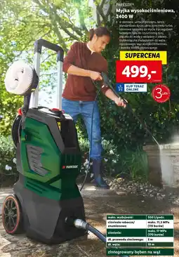 Myjka wysokociśnieniowa Parkside