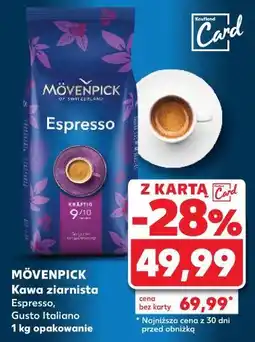 Kaufland Kawa ziarnista Movenpick 1kg oferta