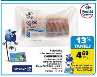 Carrefour Market Polędwica z dorsza czarnego Carrefour targ świeżości oferta