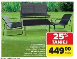 Carrefour Zestaw mebli balkonowych Jumi Jumi oferta