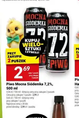 Twój Market Piwo Mocna Siódemka 7,2% oferta