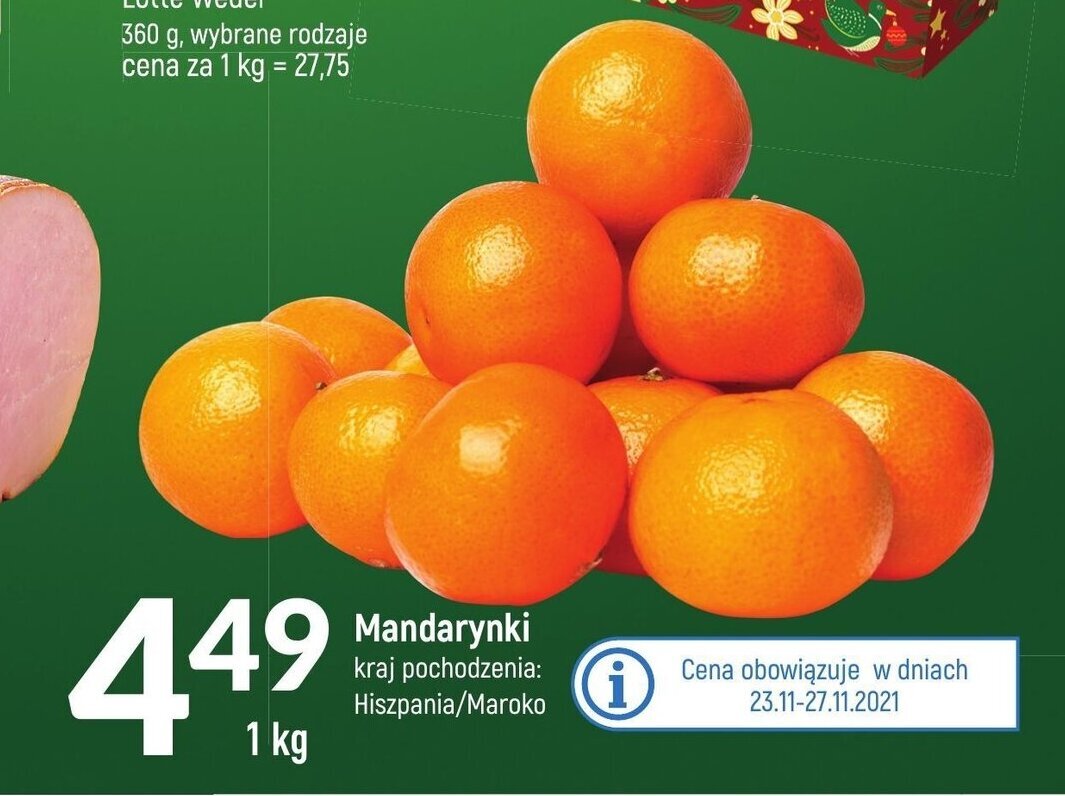 Kiedy Można Dać Dziecku Mandarynki Promocja Mandarynki 1kg w E.Leclerc