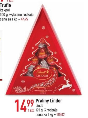 E.Leclerc Praliny Lindor Lindt 125g oferta