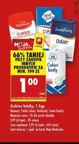 Biedronka Cukier biały Diamant Diamant polska oferta