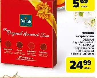 Carrefour Zestaw herbat the original gourmet teas Dilmah oferta