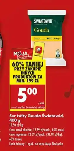 Biedronka Ser Światowid oferta