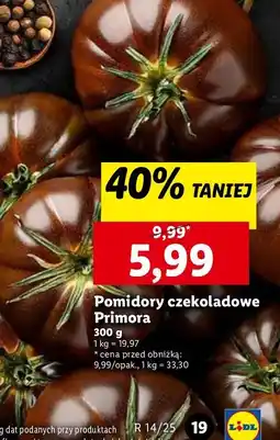 Lidl Pomidory czekoladowe primora oferta