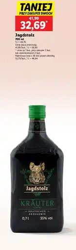 Lidl Likier Jagdstolz Krauter oferta