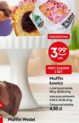 Żabka Muffin z nadzieniem z czarnej porzeczki Łowicz oferta