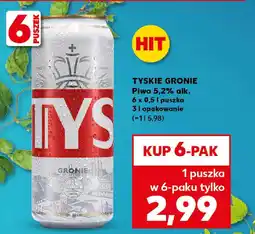 Kaufland TYSKIE GRONIE Piwo oferta