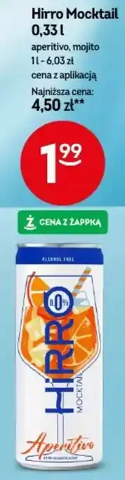 Żabka Hirro Mocktail oferta