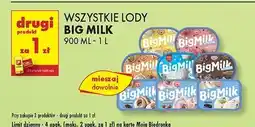 Biedronka Lody ciasteczko Algida Big Milk oferta